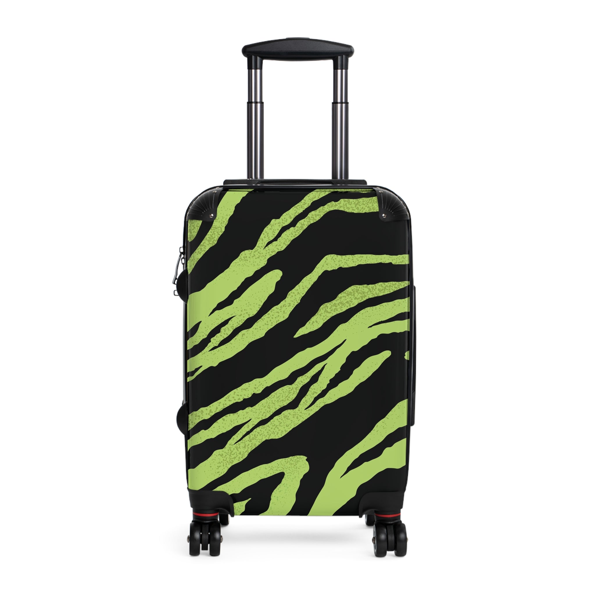 Vibrant Zebra Print Suitcase - Trendy Travel Luggage for Adventurers